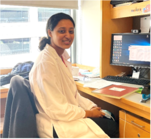 Anisha Tyagi in Lab