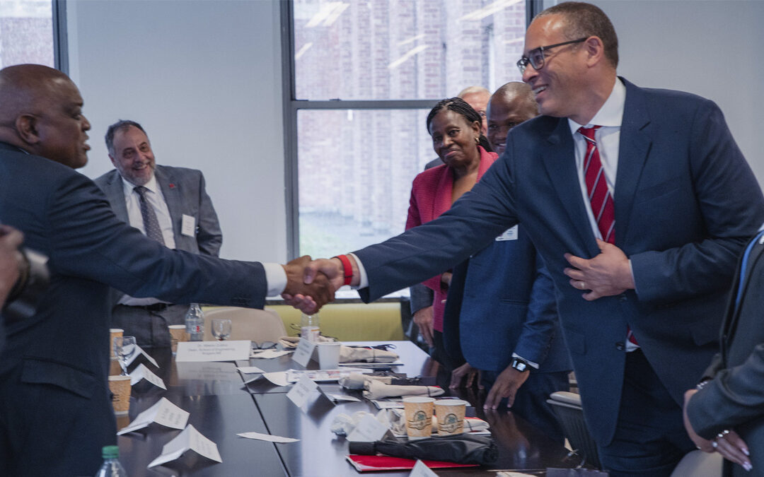 Meeting of Botswana and Rutgers Presidents Revitalizes Partnership.