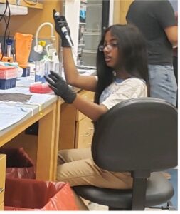 Anamitra Kugapalan in the Lab