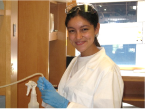 Anastasia Ibrahim in Lab