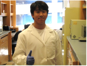 Timothy Cho in Lab