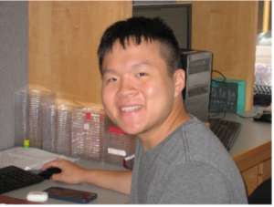 Tyler Wu in Lab